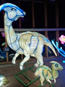 Light night dinosaur