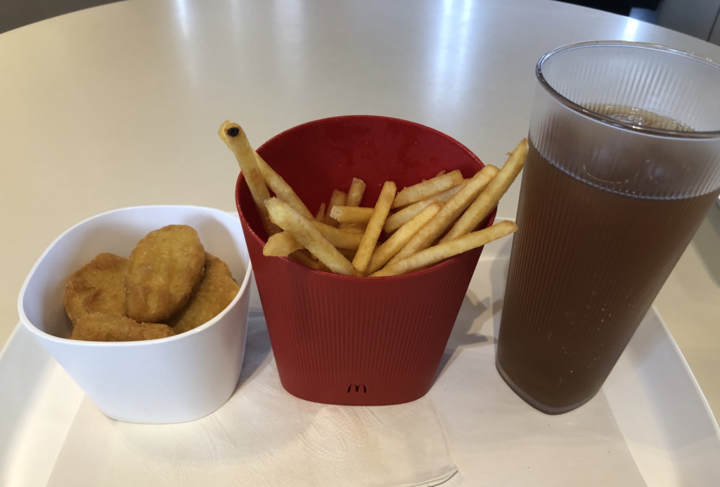 Reusable containers at McDonald's France
